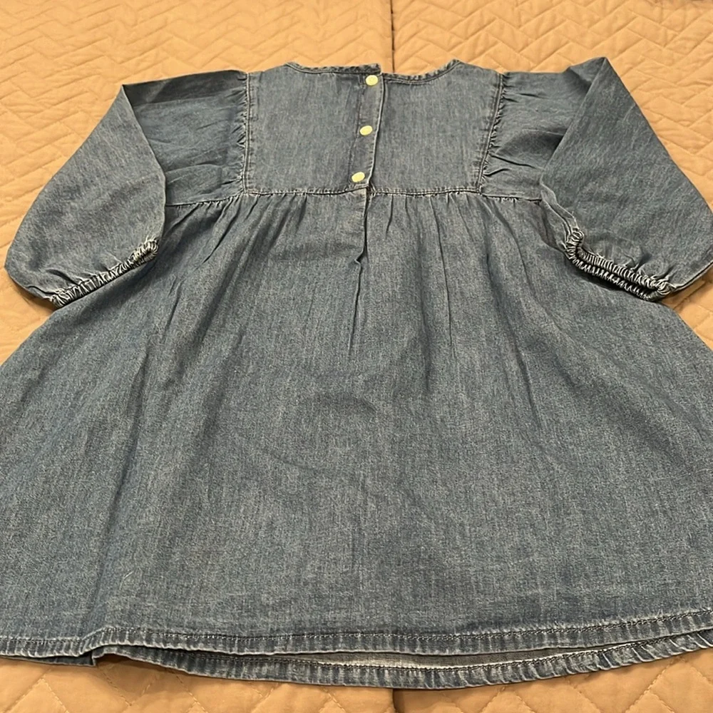 babyGap Embroidered Denim Dress/NWT/4 Years